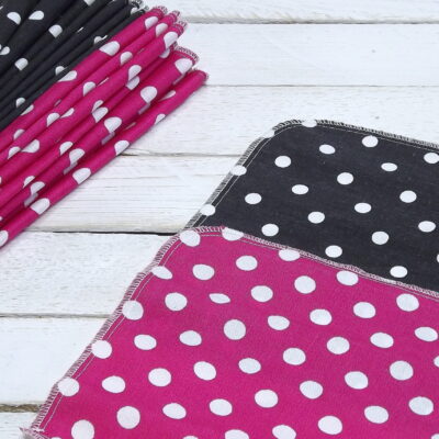 Puuvillase taskurätikud 25 x 25 cm.