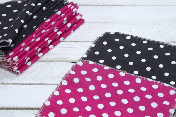 Puuvillase taskurätikud 25 x 25 cm.