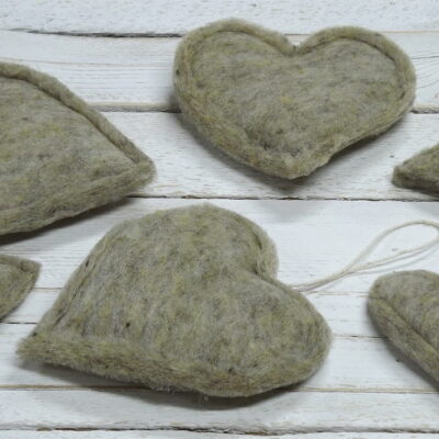 Naturaalsest lambavillast nuustik / süda /