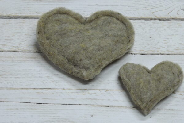 Naturaalsest lambavillast nuustik / süda /